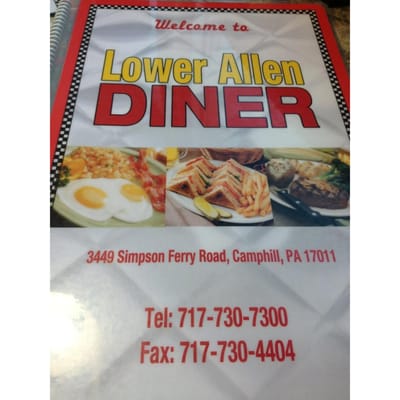 Menu photo 2 Lower Allen Diner Camp Hill, PA