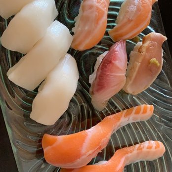 One Piece Sushi - Salmon Belly Nigiri, Hotate Nigiri, Sake Nigiri, Walu Nigiri - Japanese Near Me - Millbrae, California