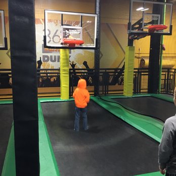 Sky Zone Trampoline Park - Basketball hoops - Trampoline Parks Near Me - Vacaville, California