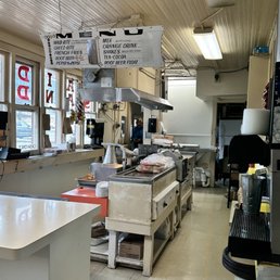 Inside the restaurant, taken 3/2023