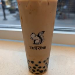 Ten One Milk Tea with boba Ten One Milk Tea with boba