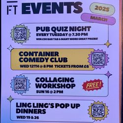 40FT Brewery - Events, Mar '25.