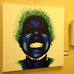 Art Reach On Broadway - Laura Coffee painting