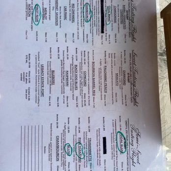 Prodigy Vineyards & Winery - Tasting menu, circled is what I chose. - Music Venues Near Me - Versailles, Kentucky Prodigy Vineyards & Winery - Tasting menu, circled is what I chose. - Music Venues Near Me - Versailles, Kentucky