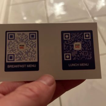 Into the Blue Restaurant - QR CODES for the menus (no clue if this will work) - Seafood Near Me - Port Isabel, Texas