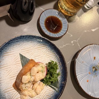 Sushi Kyo - Bay scallop inari (scallops fell off oopsie) - Japanese Near Me - Monrovia, California Sushi Kyo - Bay scallop inari (scallops fell off oopsie) - Japanese Near Me - Monrovia, California