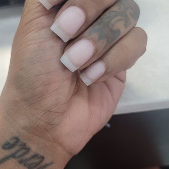 Soho Nails and Spa - It almost doesn't look like acrylic. She got them thin - Nail Salons Near Me - Watertown, Massachusetts Soho Nails and Spa - It almost doesn't look like acrylic. She got them thin - Nail Salons Near Me - Watertown, Massachusetts