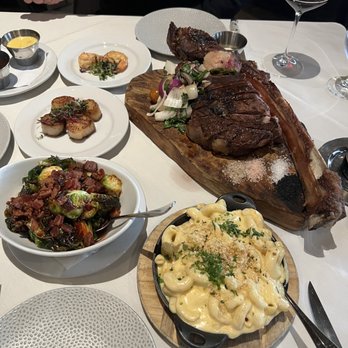 LB Steak - 48 OZ TOMAHAWK RIB EYE FOR TWO BRUSSELS SPROUTS LOBSTER AND PORK BELLY MACARONI AND CHEESE - Steakhouses Near Me - San Jose, California LB Steak - 48 OZ TOMAHAWK RIB EYE FOR TWO BRUSSELS SPROUTS LOBSTER AND PORK BELLY MACARONI AND CHEESE - Steakhouses Near Me - San Jose, California