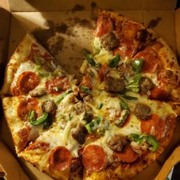 Deluxe Pizza couldn't wait had to take a slice Deluxe Pizza couldn't wait had to take a slice
