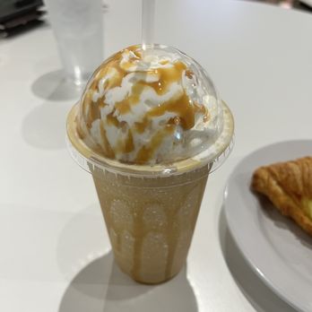 The Spark - 20oz Caramel Sparkuccino triple w/ almond milk - Coffee Roasteries Near Me - Speedway, Indiana
