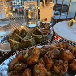 Sambal - Chive Cake, Cauliflower Manchurian