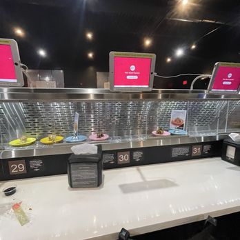 Neo sushi express - Bar area for small parties. - Conveyor Belt Sushi Near Me - Raleigh, North Carolina