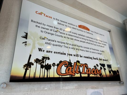 Menu photo 4 Cali Tacos Orange, CA Menu photo 4 Cali Tacos Orange, CA