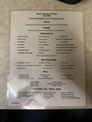 Menu photo 1 Herb & Thelma's Tavern Covington, KY