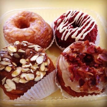 Bakers Donuts - Cronuts! Glazed, red velvet, chocolate almond, maple bacon. - Donuts Near Me - Sacramento, California Bakers Donuts - Cronuts! Glazed, red velvet, chocolate almond, maple bacon. - Donuts Near Me - Sacramento, California