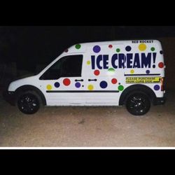 Red Rocket Ice Cream Truck