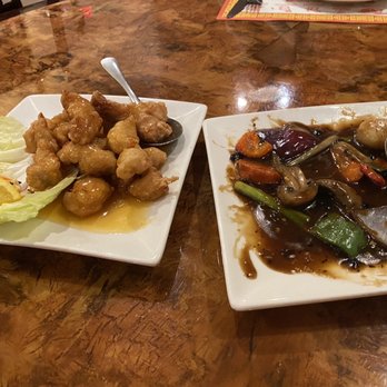 Red Chopstick - 1. Lemon Chicken 2. Shrimp and Scallop with Black Bean Sauce - Chinese Near Me - Sedona, Arizona Red Chopstick - 1. Lemon Chicken 2. Shrimp and Scallop with Black Bean Sauce - Chinese Near Me - Sedona, Arizona