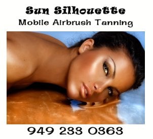 Sun Silhouette Mobile Airbrush Tanning Logo