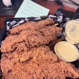 Checked tenders- more like cutlets