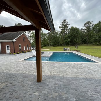 NeSmith Landscapes - Paver pool deck - Landscaping Near Me - Tallahassee, Florida NeSmith Landscapes - Paver pool deck - Landscaping Near Me - Tallahassee, Florida