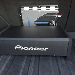 Xtreme Audio and Tinting - Lanzar amp and Pioneer powered sub hooked up by Victor.