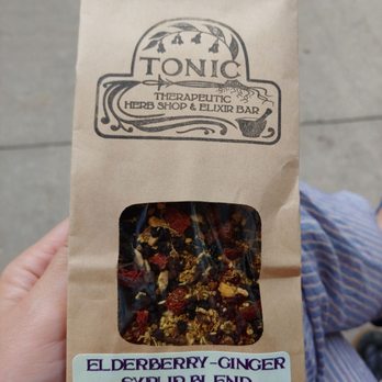Tonic Herb Shop - a bag of elderberry ginger - Health Markets Near Me - Shepherdstown, West Virginia