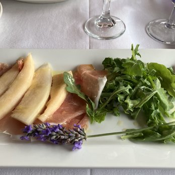 Ledford House - Melon Prosciutto - French Near Me - Albion, California
