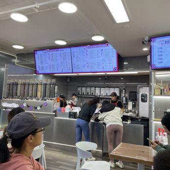 MoonTea - Indoor menu, but you order at a kiosk by the door - Coffee & Tea Near Me - Cupertino, California