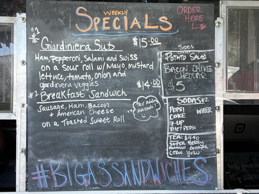Menu photo 2 Big A’s Sandwiches Napa, CA