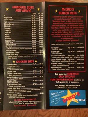Menu photo 3 Dino's Sports Bar Mashpee, MA Menu photo 3 Dino's Sports Bar Mashpee, MA