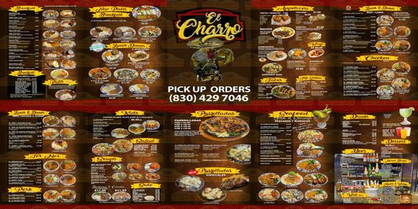 Menu photo 8 El Charro Restaurant Somerset, TX