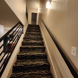 Stairs to upstair master bedroom