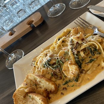 Corks & Hops - Shrimp fettuccine - Wine Bars Near Me - Anchorage, Alaska