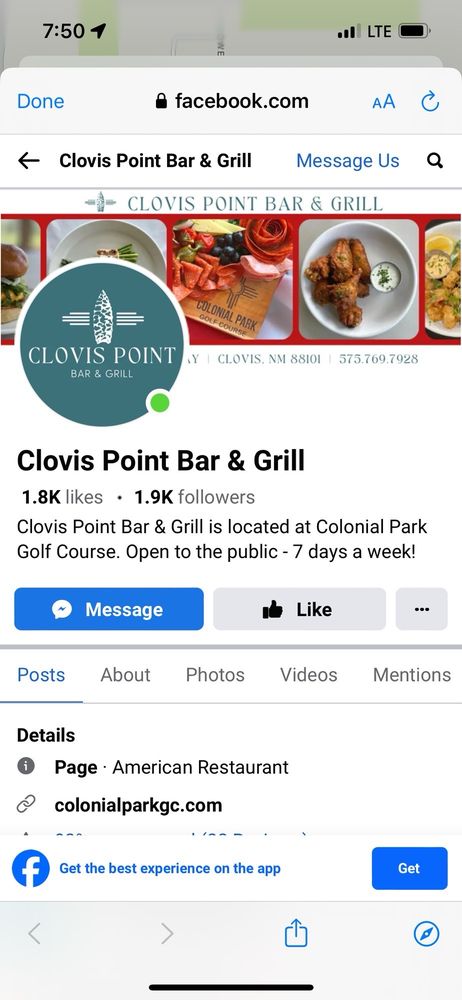 Clovis Point Bar and Grill Logo