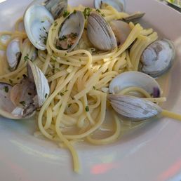 Clam linguini -gf liked, "very light, enjoyed" Clam linguini -gf liked, "very light, enjoyed"