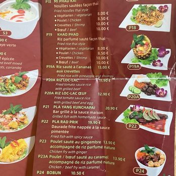 Kunchapai - Portion of their menu 2025 - Thai Near Me - Paris, 75 Kunchapai - Portion of their menu 2025 - Thai Near Me - Paris, 75