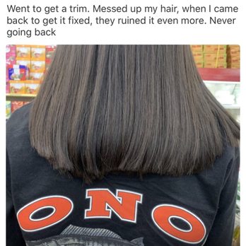 Minh Hair Salon - Many other people's hair was ruined and damaged just like my daughter's. Terrible! - Hair Salons Near Me - Westminster, California Minh Hair Salon - Many other people's hair was ruined and damaged just like my daughter's. Terrible! - Hair Salons Near Me - Westminster, California