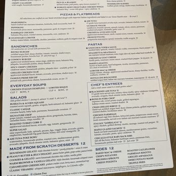 Pinstripes - Menu - Bowling Near Me - Canoga Park, California