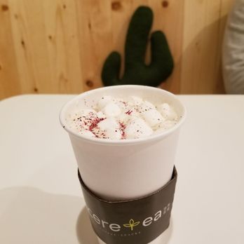 Sinceretea - Rose milk tea with marshmallows and whip cream is so good!! - Bubble Tea Near Me - San Jose, California