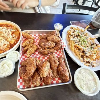 Bonchon Village Way - Tteokbokki , Bulgogi fries, and the Seoul Sampler - Chicken Wings Near Me - San Diego, California Bonchon Village Way - Tteokbokki , Bulgogi fries, and the Seoul Sampler - Chicken Wings Near Me - San Diego, California