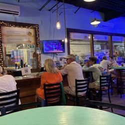 Chandeleur Island Brewing Company - Part of long bar area