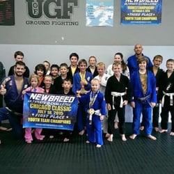 University of Ground Fighting - Kids Competition team takes 1st place at New Breed!