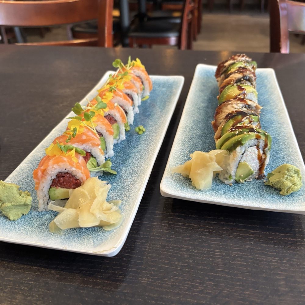 Summer Roll & Half Dragon Roll Summer Roll & Half Dragon Roll