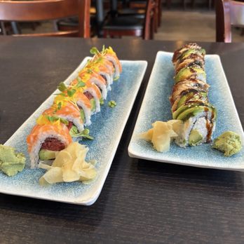 Daiki Sushi Restaurant - Summer Roll & Half Dragon Roll - Sushi Bars Near Me - Monterey Park, California