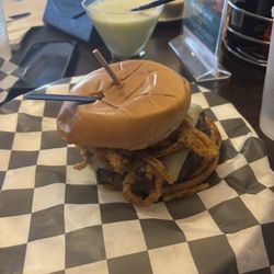 Mahogany Sports Bar - Pittsburger and key lime martini