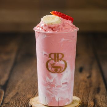 Brew & Banh Mi Cafe - Strawberry Banana Smoothie - Coffee & Tea Near Me - Milpitas, California Brew & Banh Mi Cafe - Strawberry Banana Smoothie - Coffee & Tea Near Me - Milpitas, California