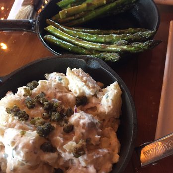 Barque Smokehouse - Potato Salad and Smoked Asparagus. - Barbeque Near Me - Toronto, Ontario Barque Smokehouse - Potato Salad and Smoked Asparagus. - Barbeque Near Me - Toronto, Ontario