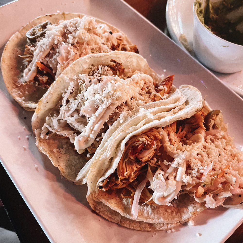 Barroco - Adobo Chicken Tacos - Latin American Near Me - Lakewood, Ohio Barroco - Adobo Chicken Tacos - Latin American Near Me - Lakewood, Ohio