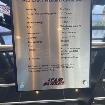 Penske Racing Museum - Museums Near Me - Phoenix, Arizona