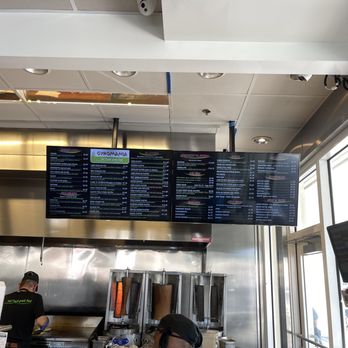 Gyromania Grill - menus on the wall - Greek Near Me - Boca Raton, Florida Gyromania Grill - menus on the wall - Greek Near Me - Boca Raton, Florida